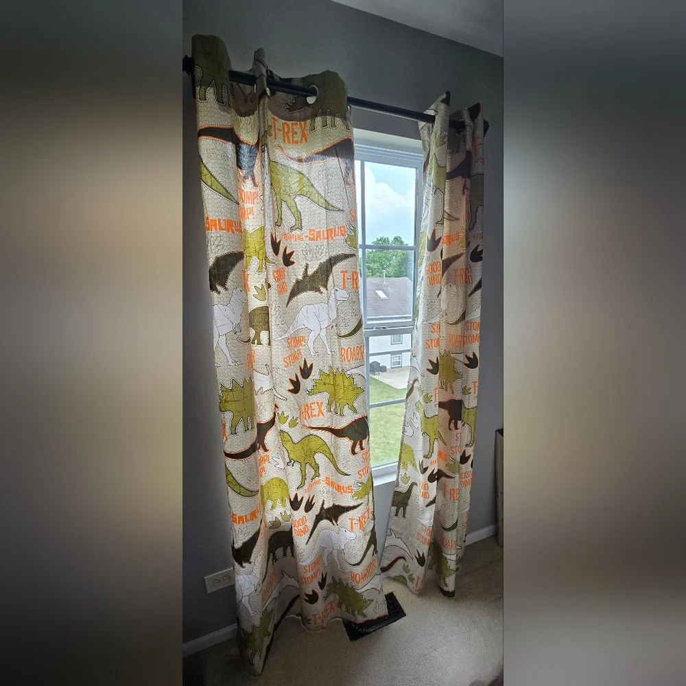 Dinosaur Curtains